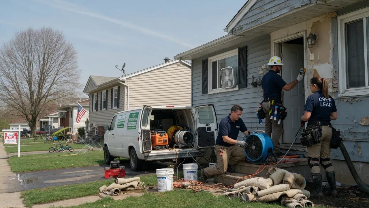 Flood Cleanup in Sadsburyville, PA near me
